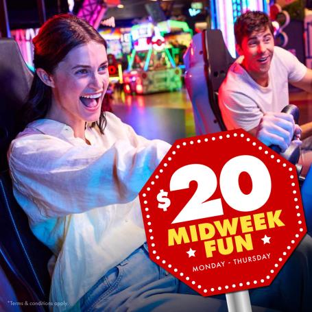 Timezone $20 Mid Week fun 